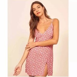 Reformation Marlowe Dress Floral Mini